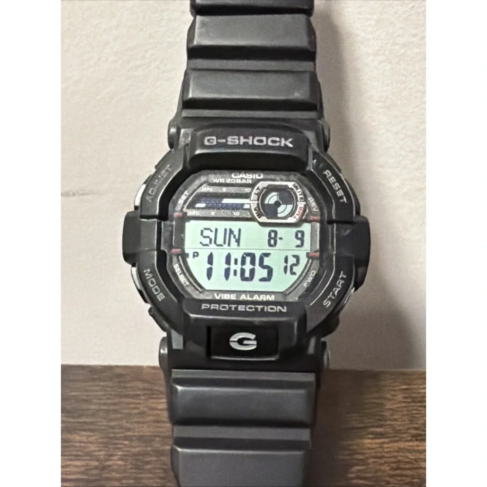 Casio G-Shock GD-350 Black Digital Vibe Alarm Wrist Watch Module 3403
